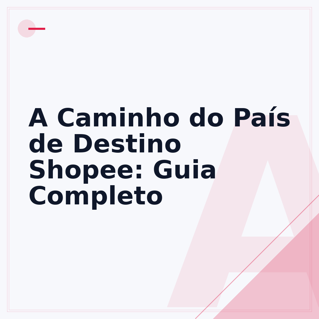 A Caminho do País de Destino Shopee: Guia Completo