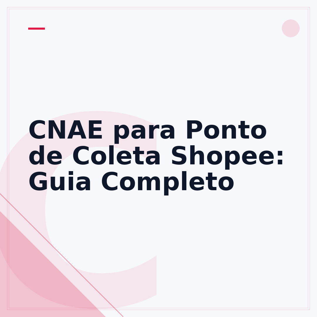 CNAE para Ponto de Coleta Shopee: Guia Completo