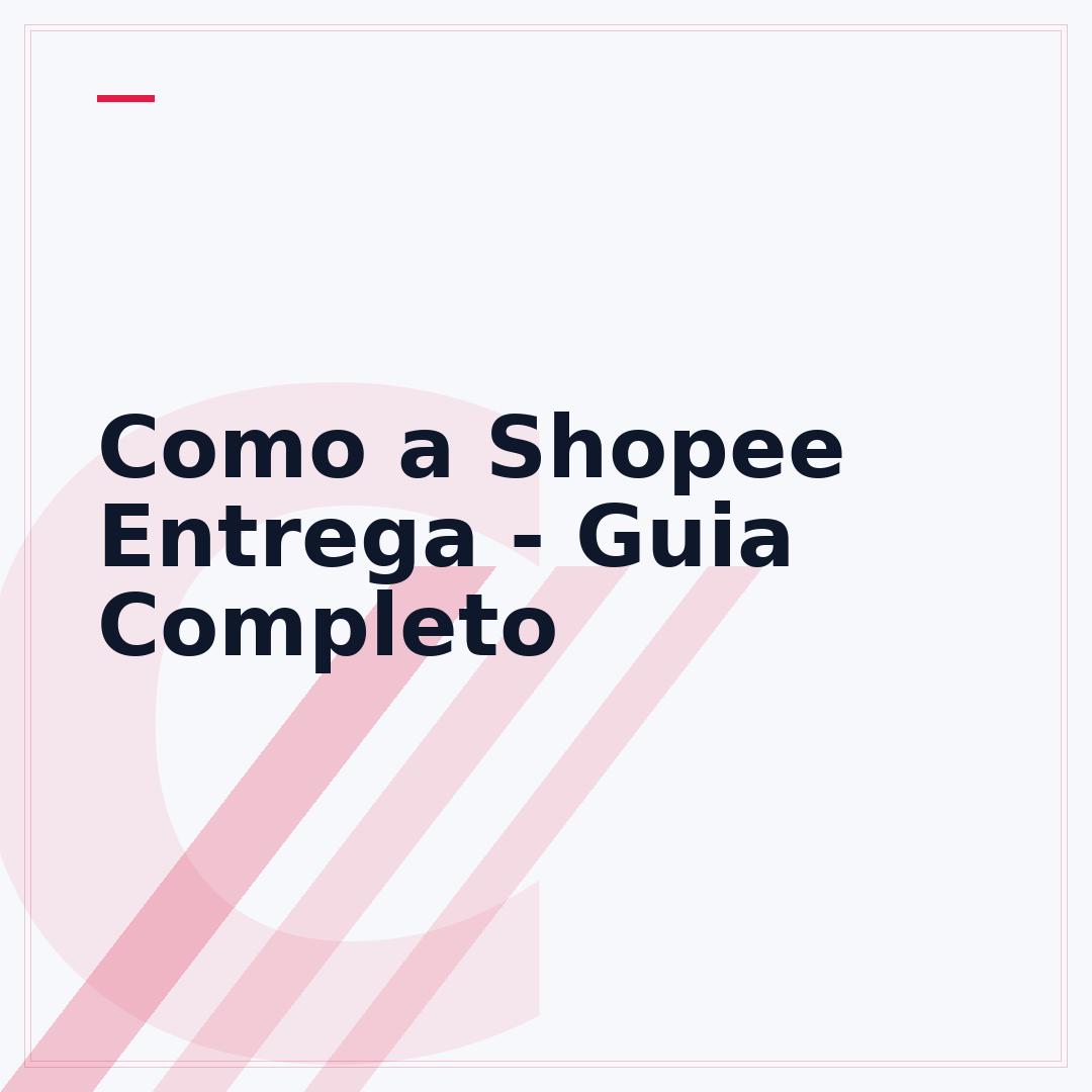 Como a Shopee Entrega - Guia Completo