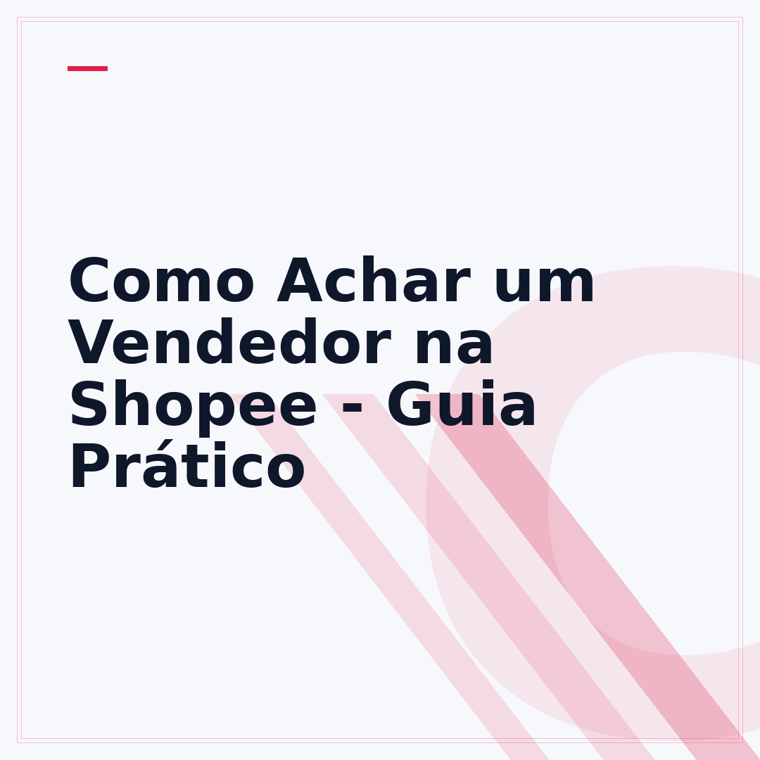 Como Achar um Vendedor na Shopee - Guia Prático