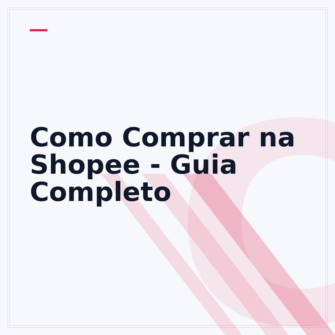 Como Comprar na Shopee - Guia Completo