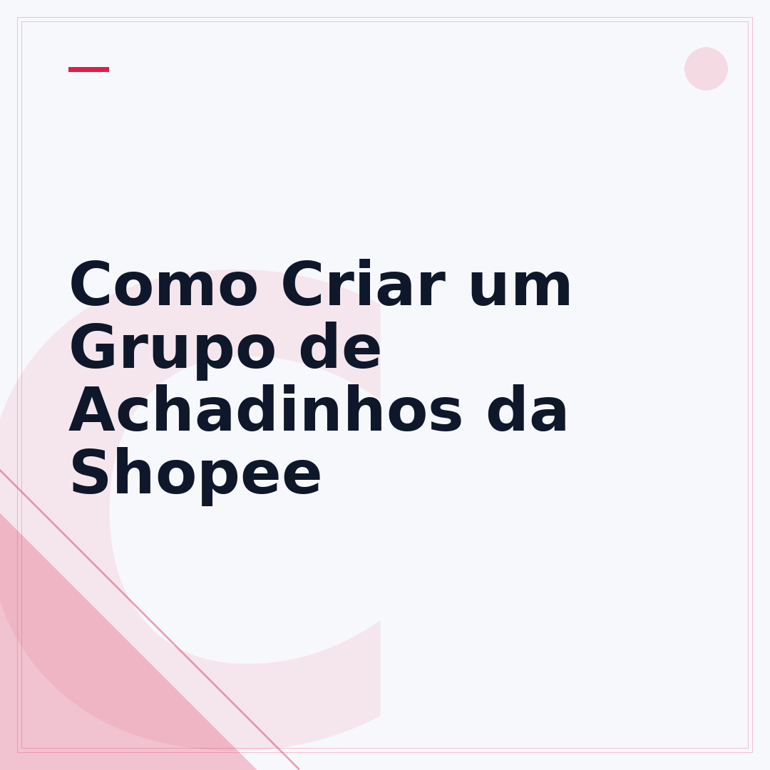Como Criar um Grupo de Achadinhos da Shopee