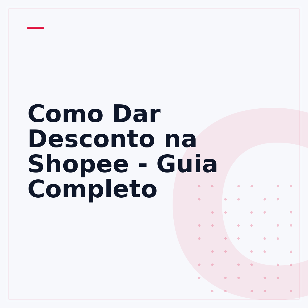 Como Dar Desconto na Shopee - Guia Completo