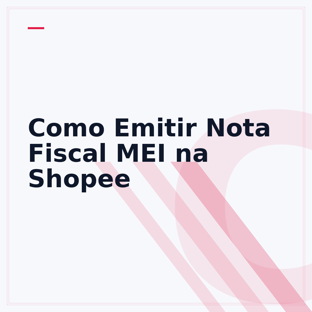 Como Emitir Nota Fiscal MEI na Shopee
