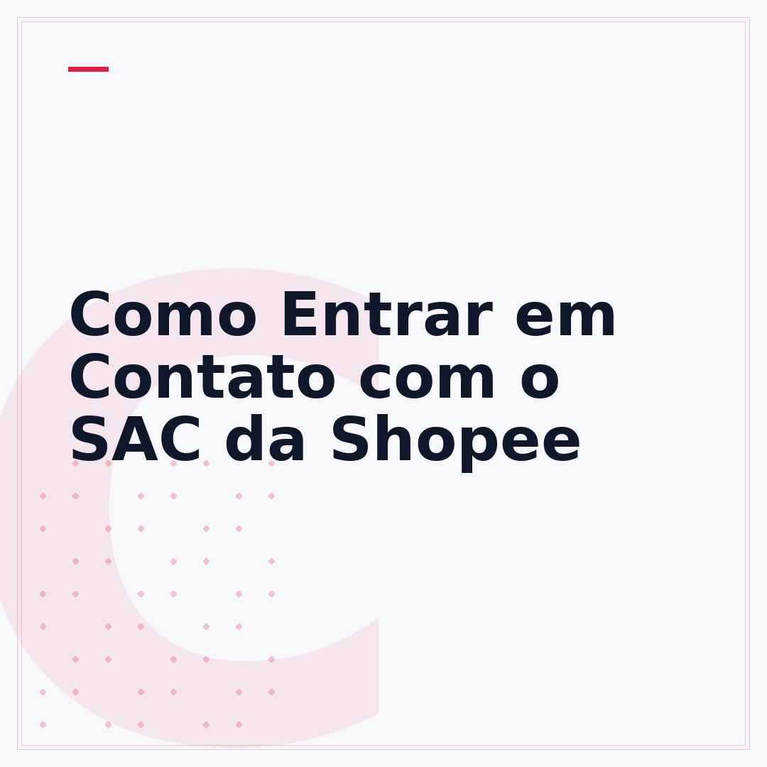 Como Entrar em Contato com o SAC da Shopee