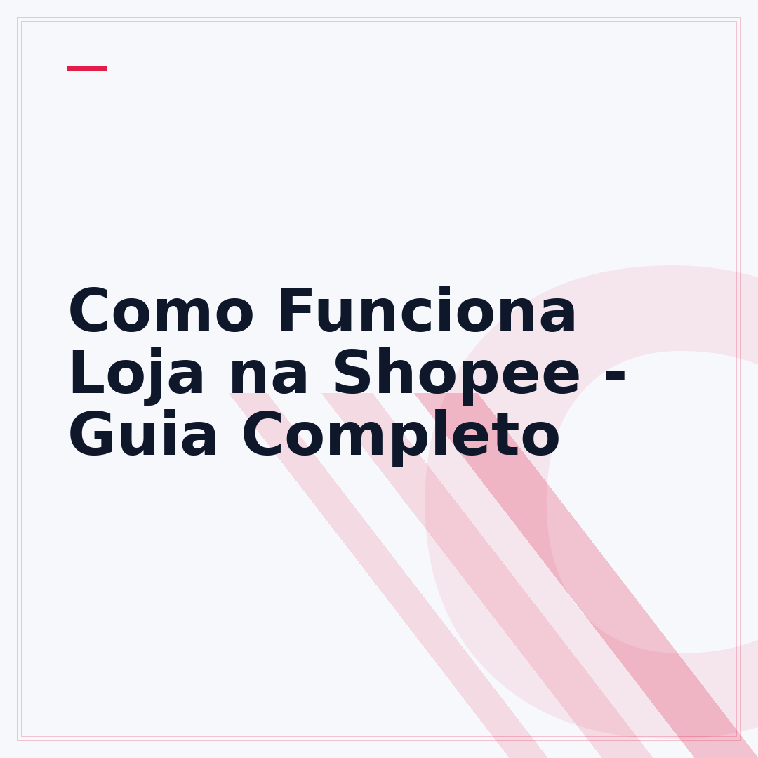 Como Funciona Loja na Shopee - Guia Completo
