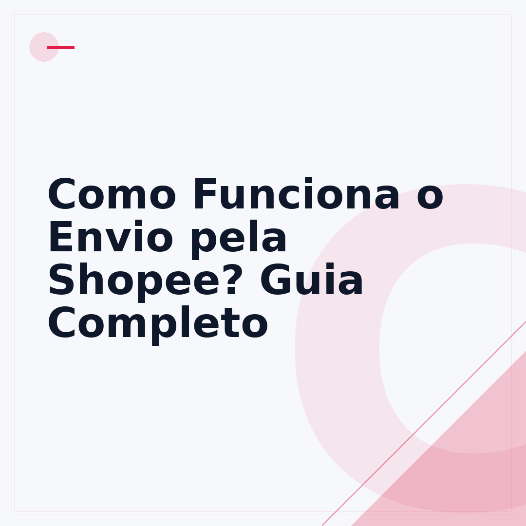 Como Funciona o Envio pela Shopee? Guia Completo