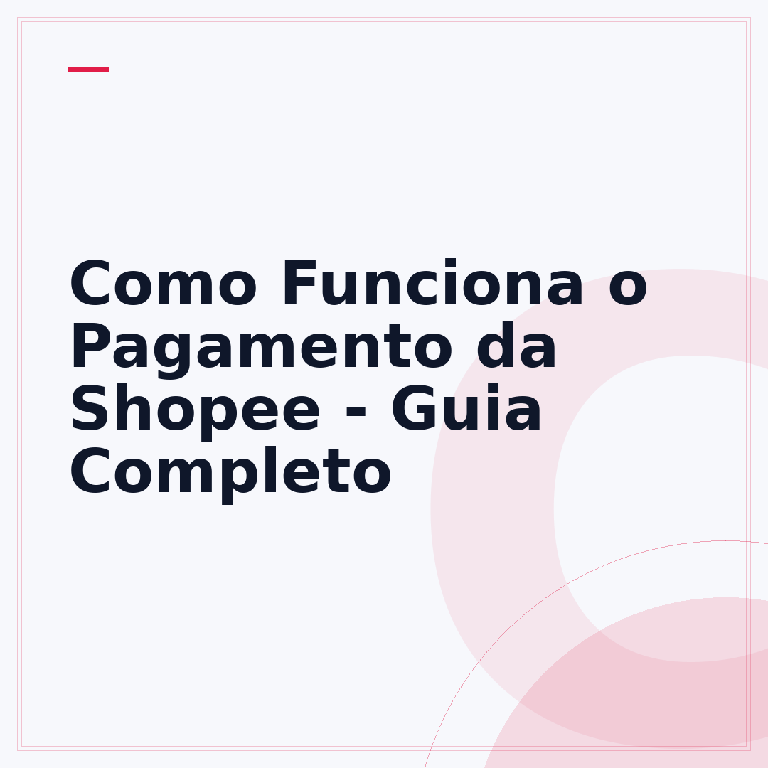 Como Funciona o Pagamento da Shopee - Guia Completo