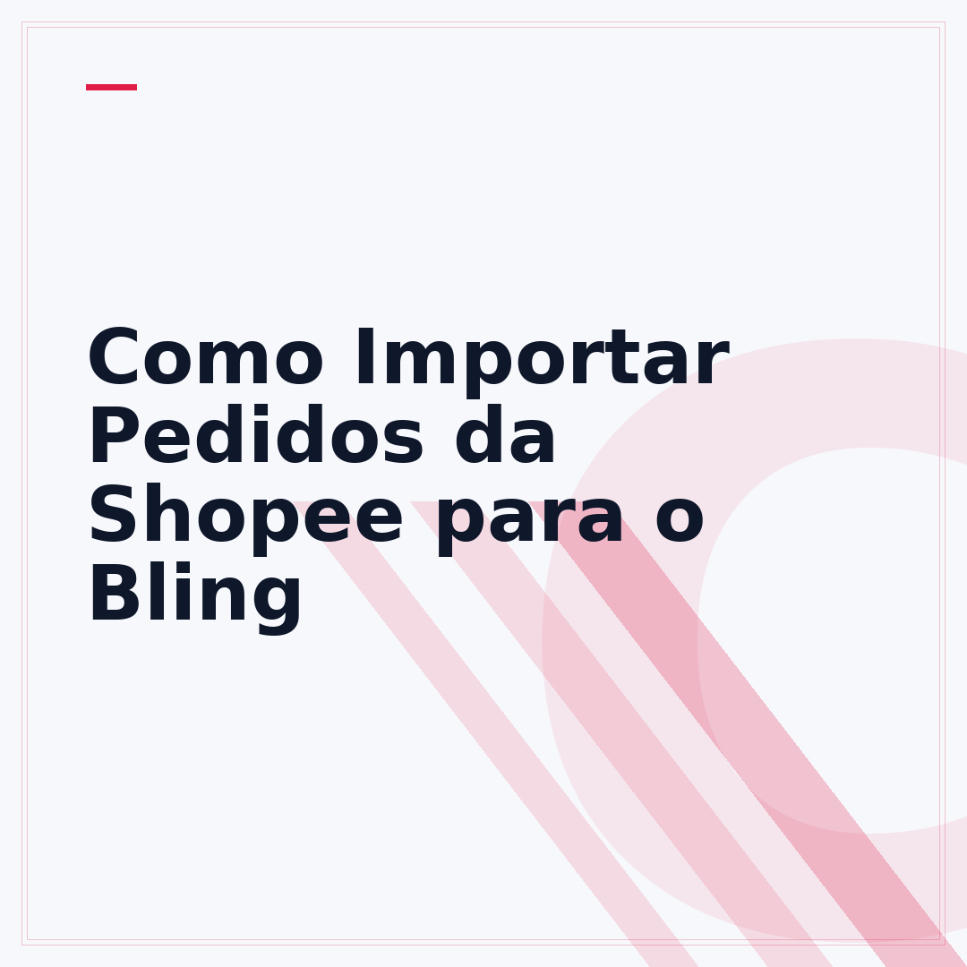 Como Importar Pedidos da Shopee para o Bling