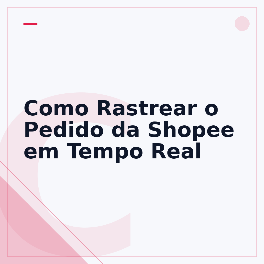 Como Rastrear o Pedido da Shopee em Tempo Real