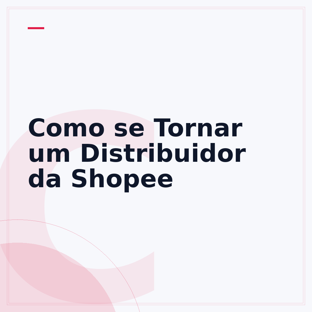 Como se Tornar um Distribuidor da Shopee
