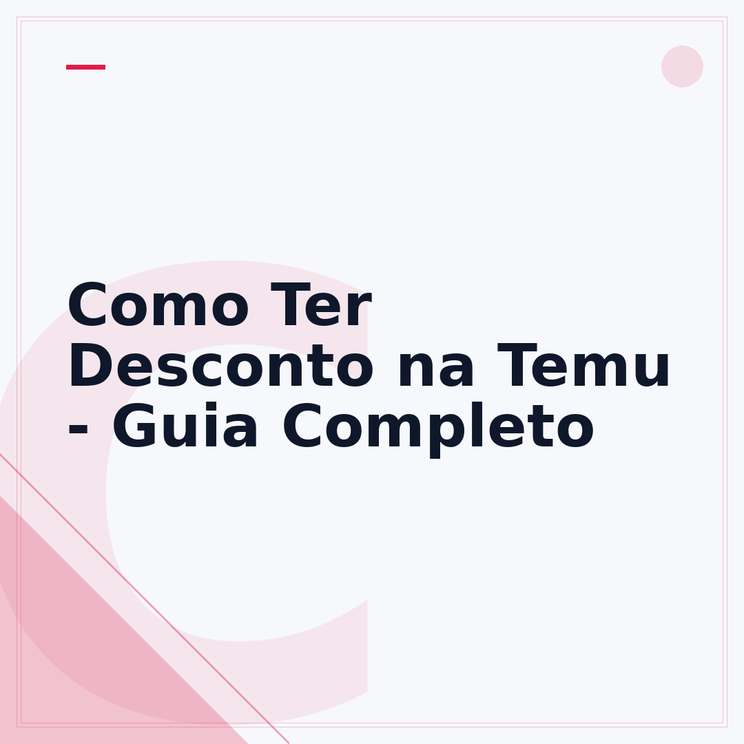 Como Ter Desconto na Temu - Guia Completo