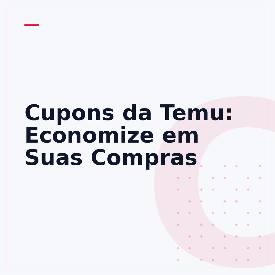 Cupons da Temu: Economize em Suas Compras