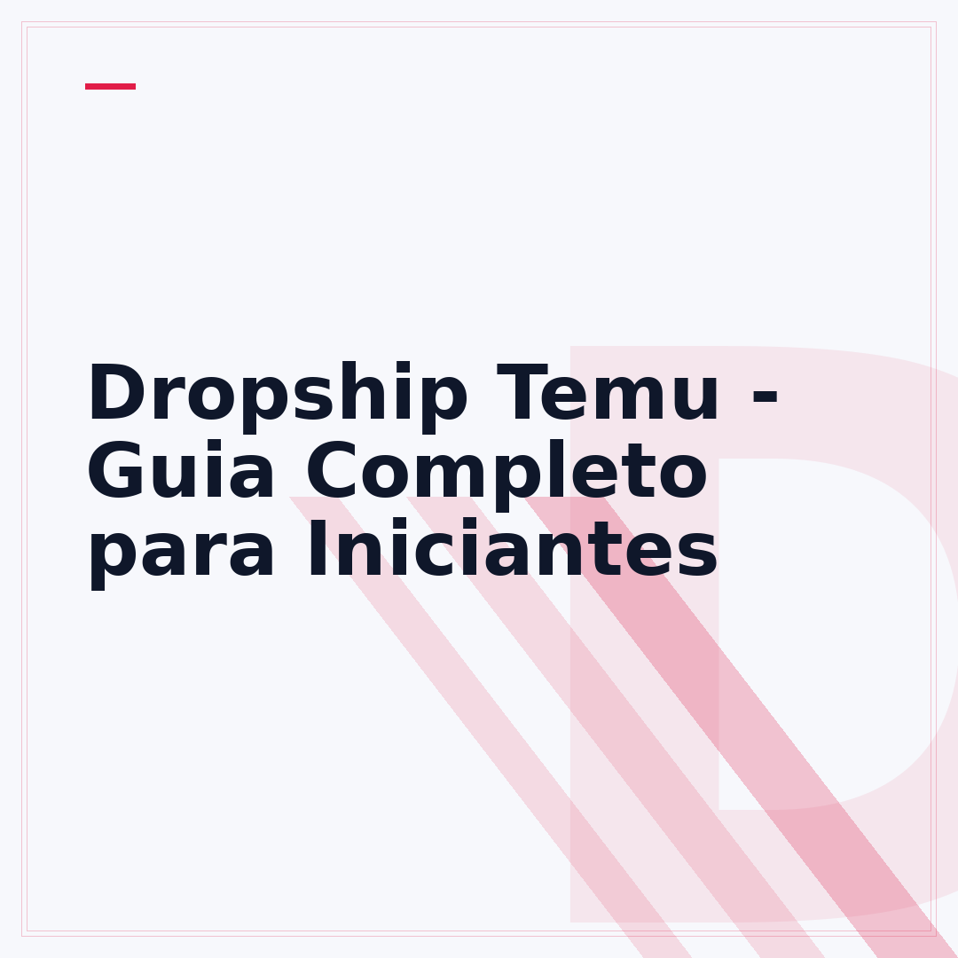 Dropship Temu - Guia Completo para Iniciantes