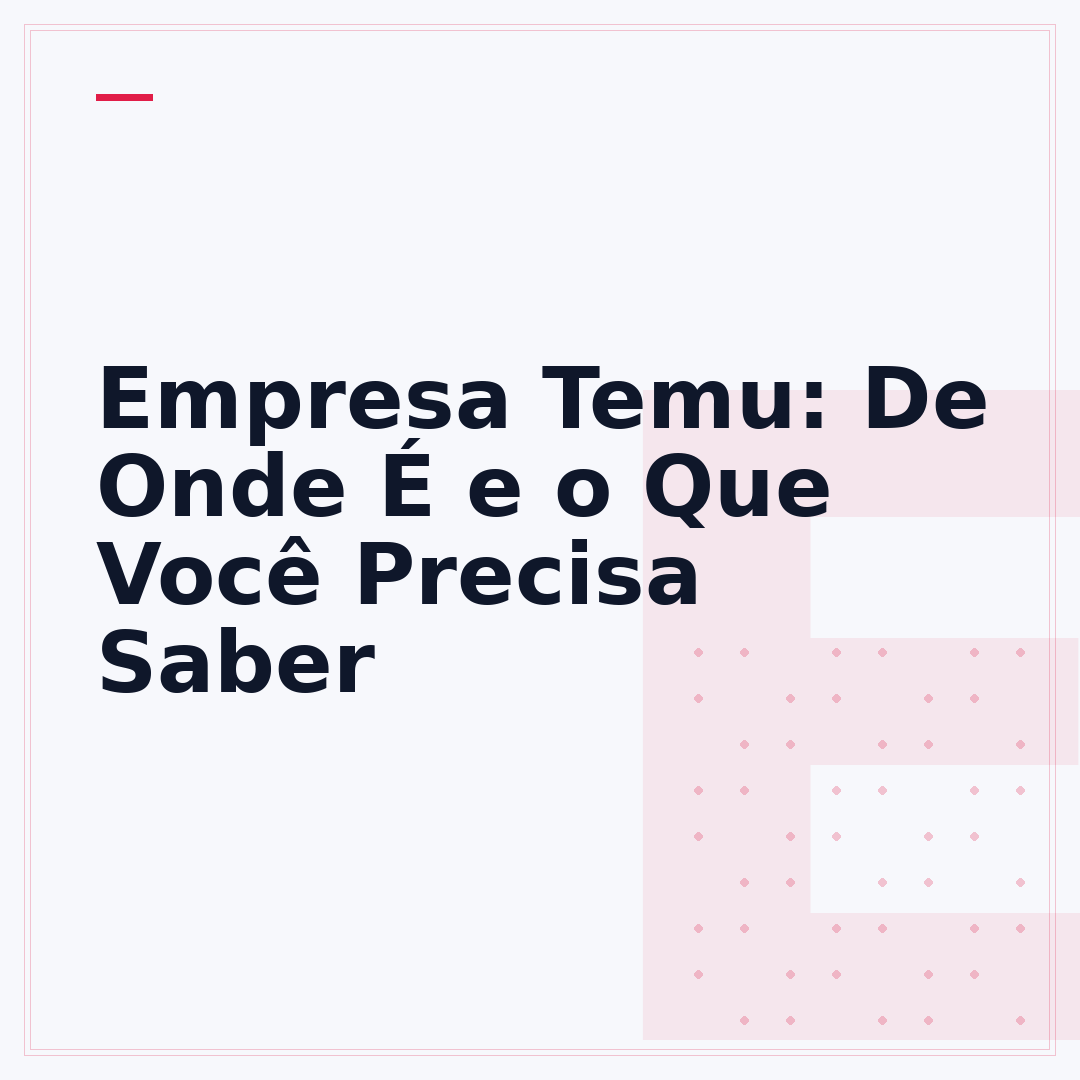 Empresa Temu: De Onde É e o Que Você Precisa Saber