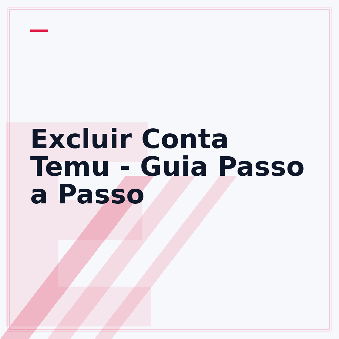 Excluir Conta Temu - Guia Passo a Passo