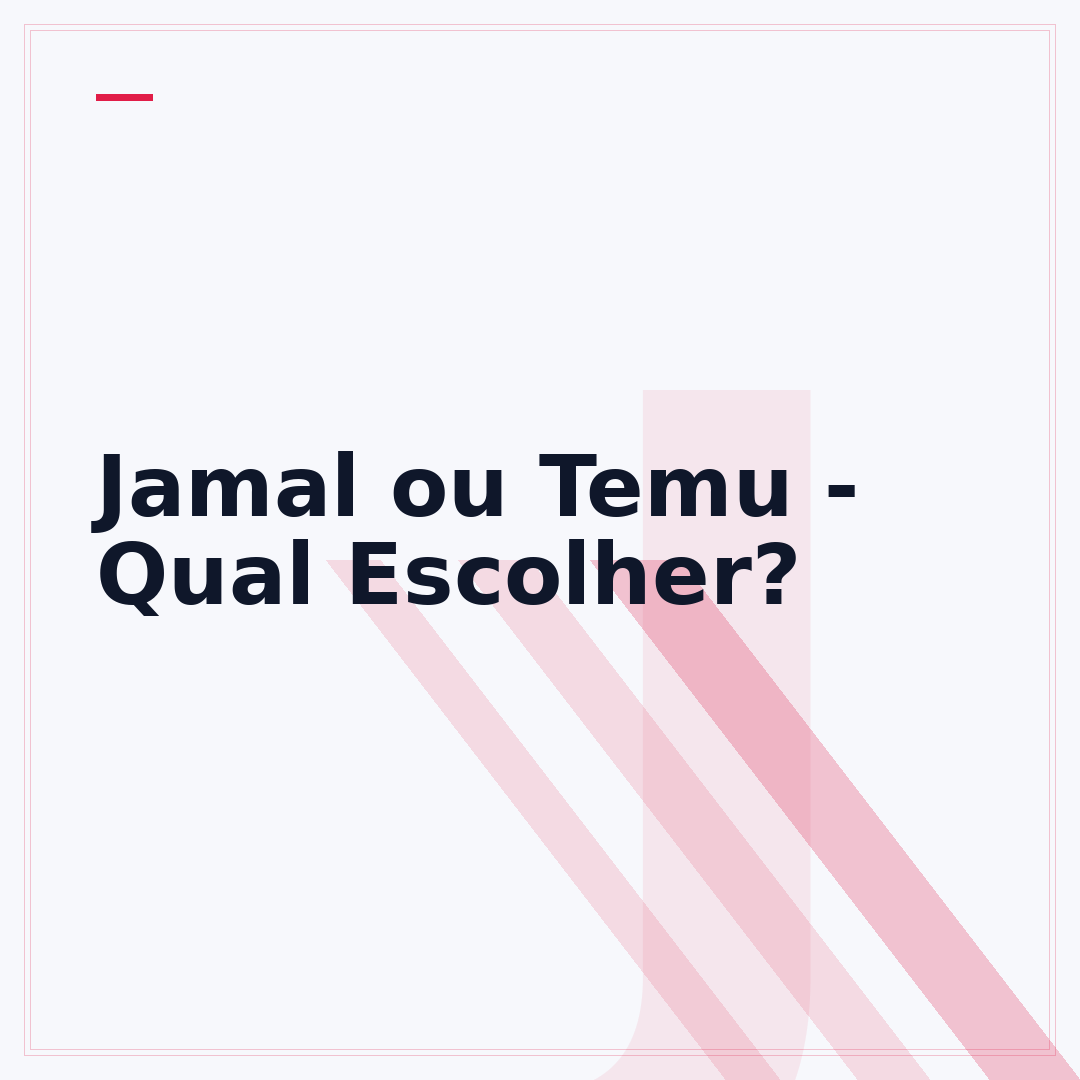 Jamal ou Temu - Qual Escolher?