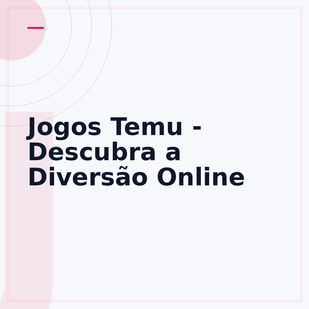 Jogos Temu - Descubra a Diversão Online