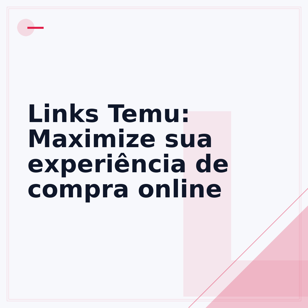 Links Temu: Maximize sua experiência de compra online