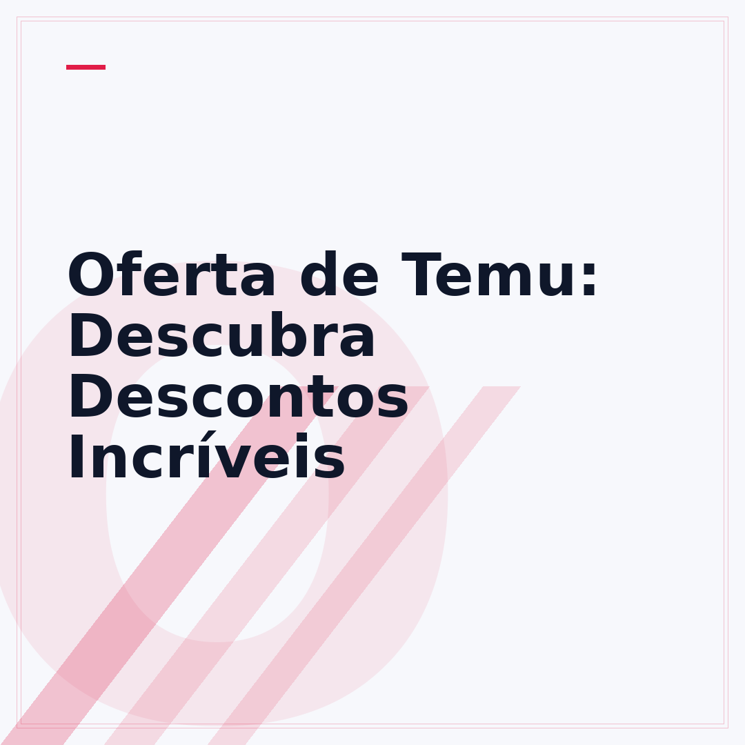 Oferta de Temu: Descubra Descontos Incríveis
