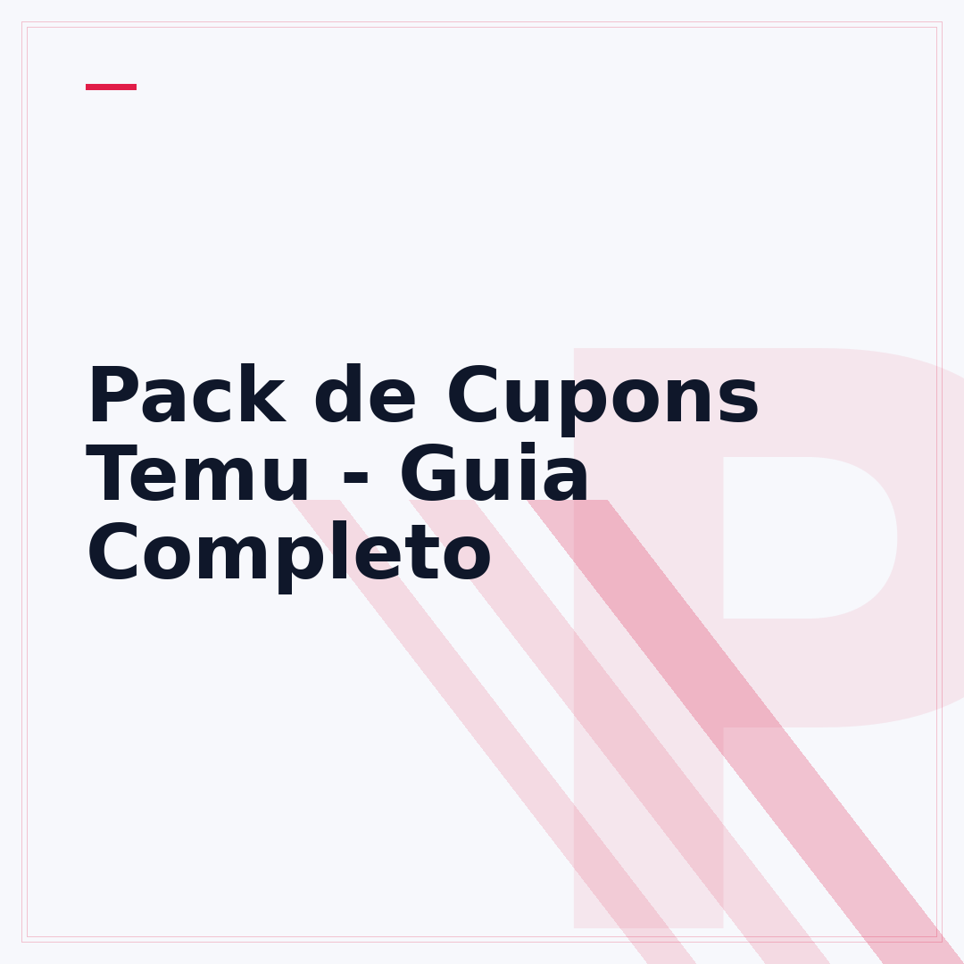 Pack de Cupons Temu - Guia Completo