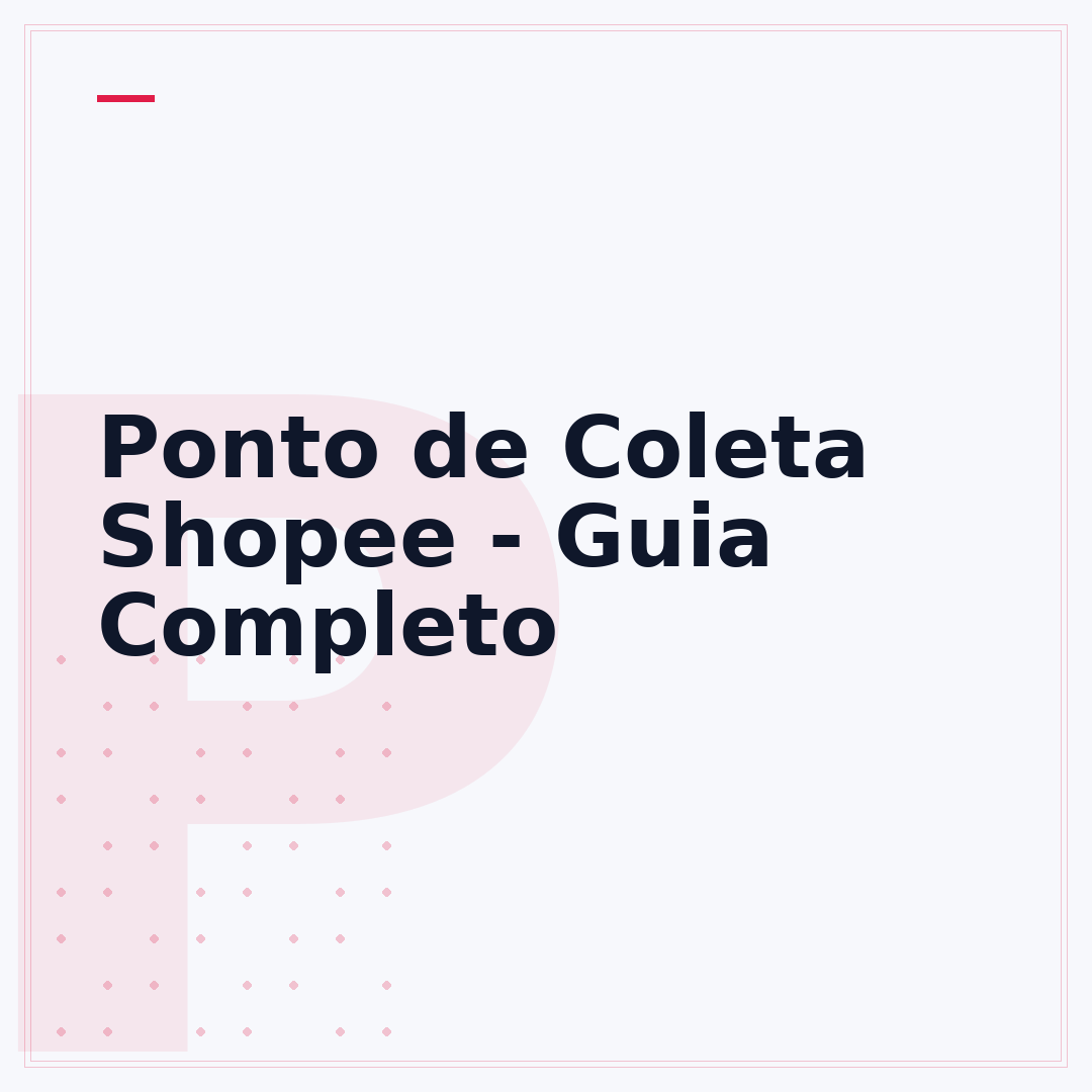 Ponto de Coleta Shopee - Guia Completo