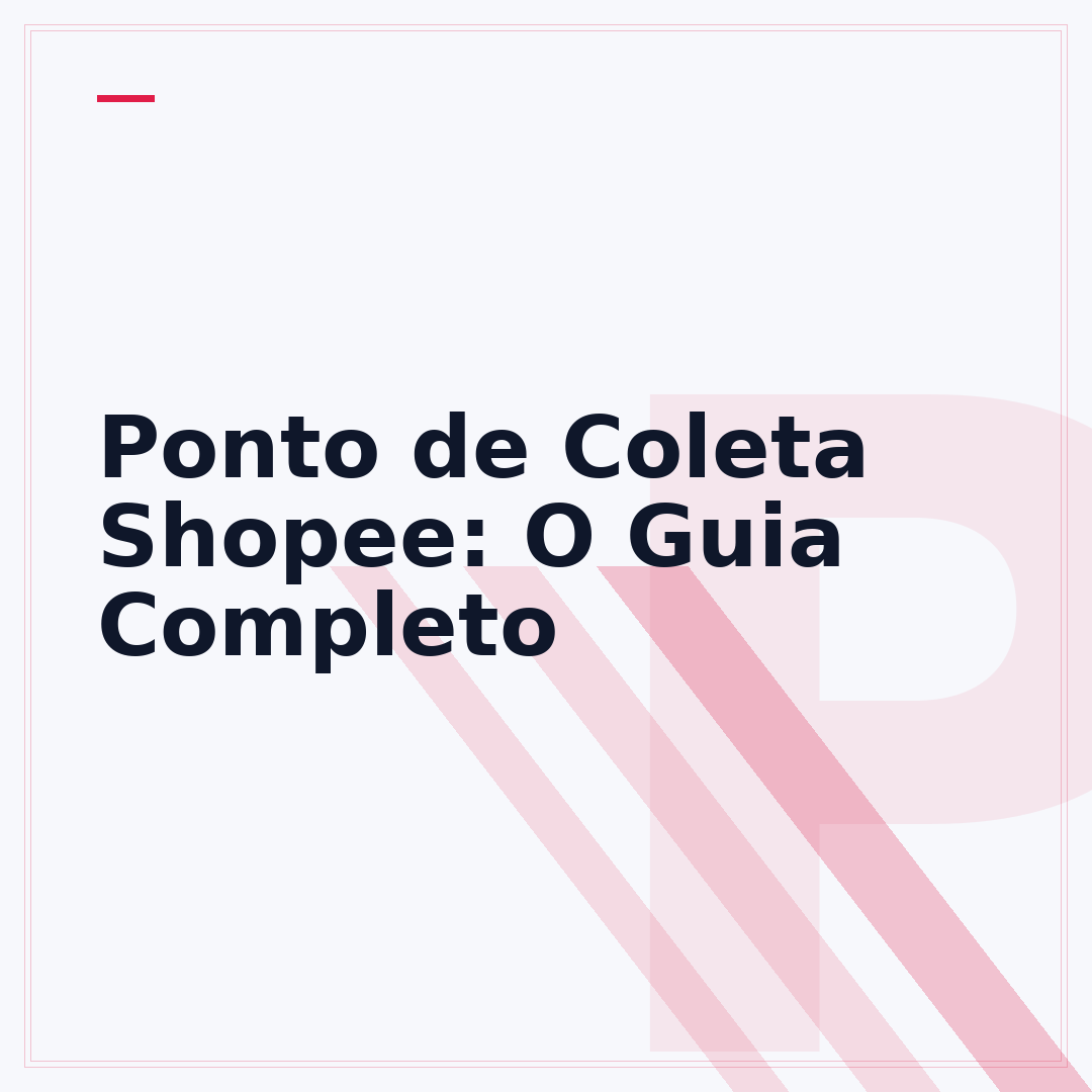 Ponto de Coleta Shopee: O Guia Completo