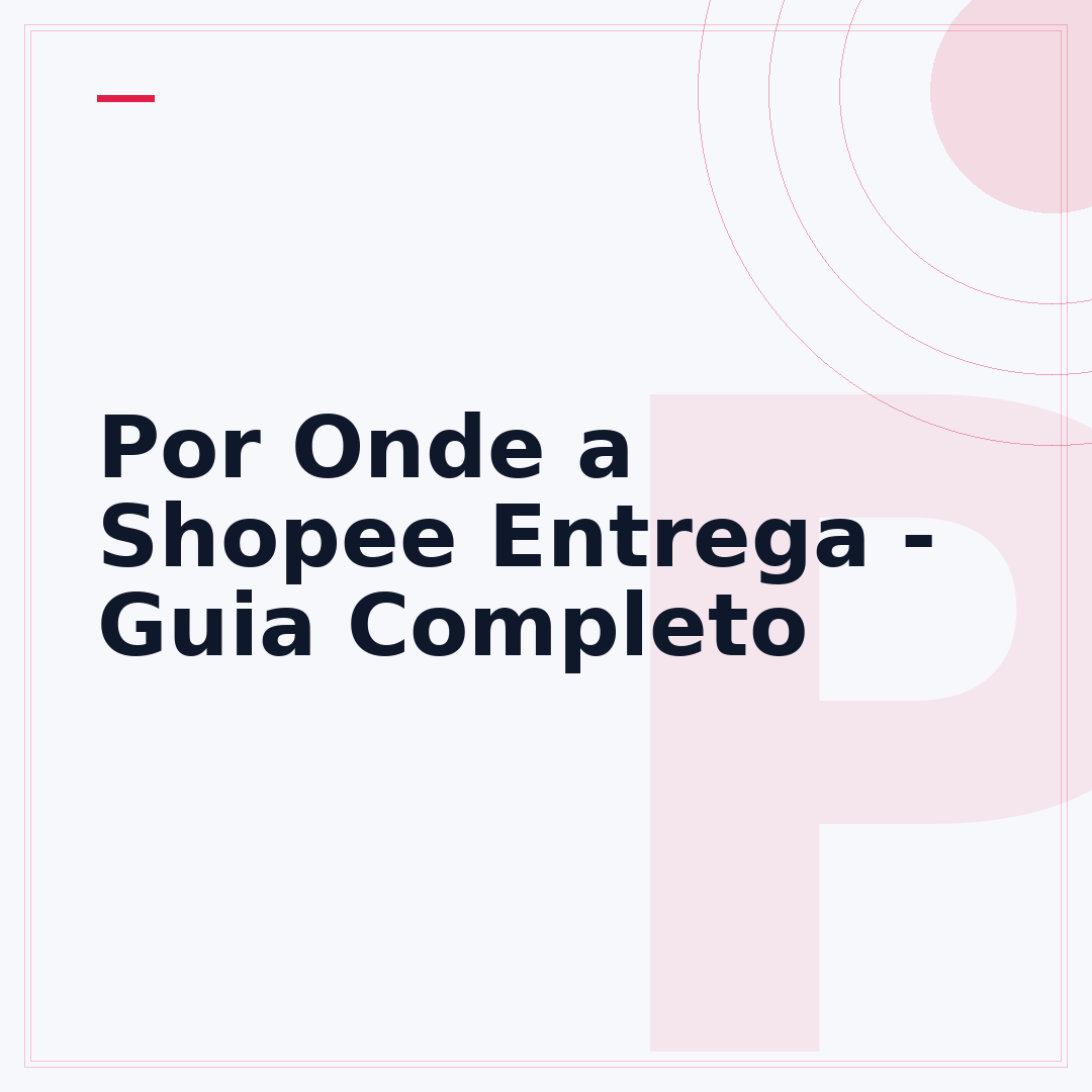 Por Onde a Shopee Entrega - Guia Completo