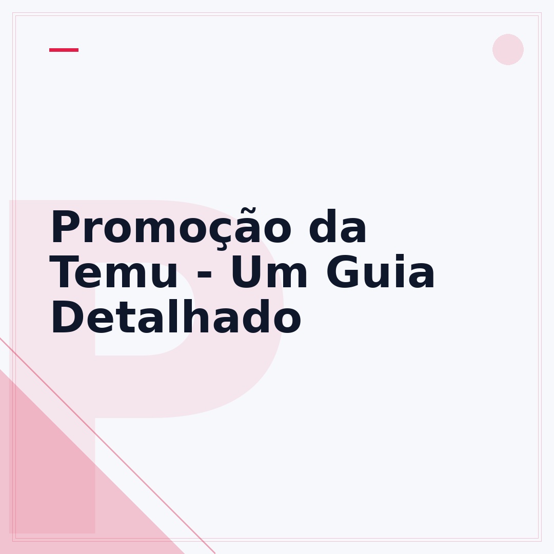 Promoção da Temu - Um Guia Detalhado