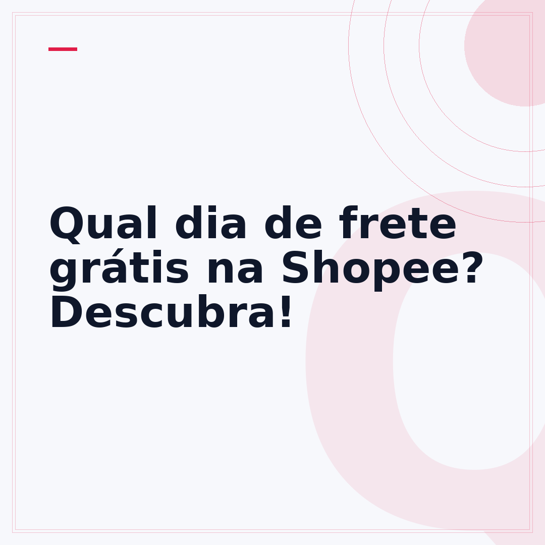 Qual dia de frete grátis na Shopee? Descubra!