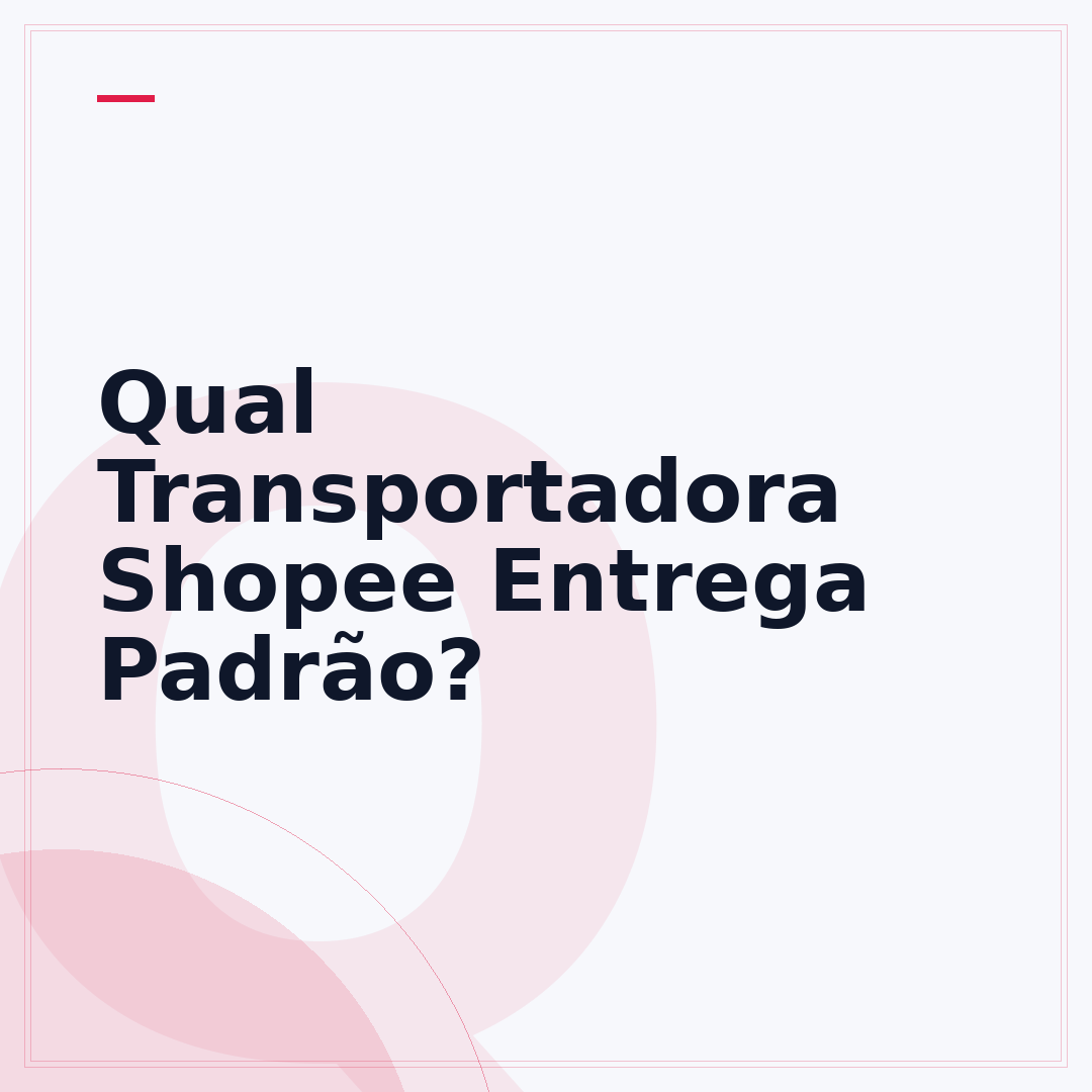 Qual Transportadora Shopee Entrega Padrão?