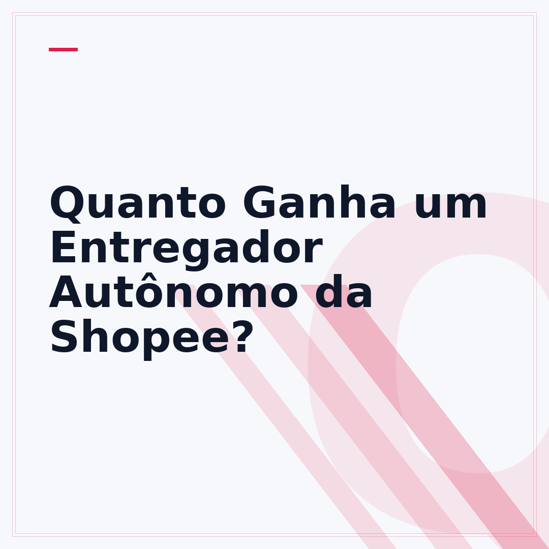 Quanto Ganha um Entregador Autônomo da Shopee?