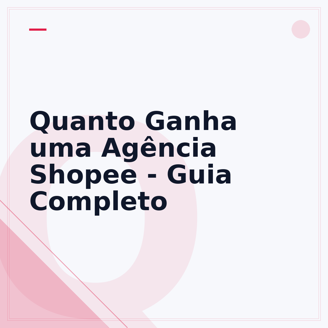 Quanto Ganha uma Agência Shopee - Guia Completo