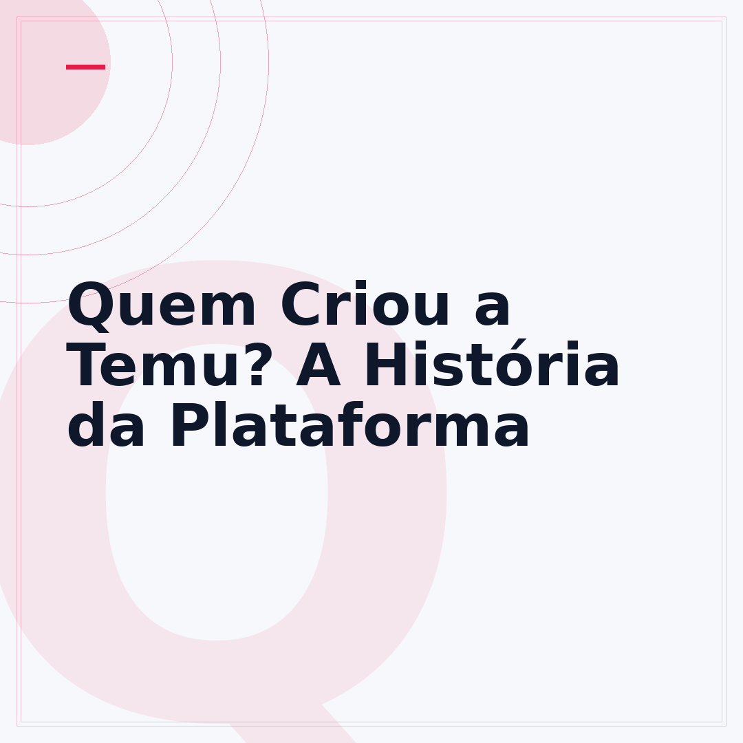 Quem Criou a Temu? A História da Plataforma