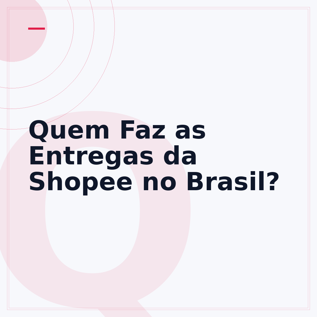 Quem Faz as Entregas da Shopee no Brasil?