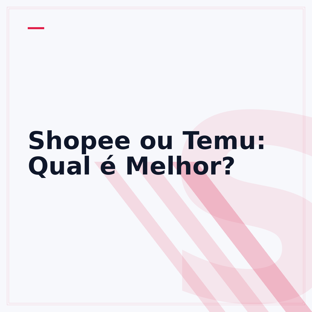 Shopee ou Temu: Qual é Melhor?