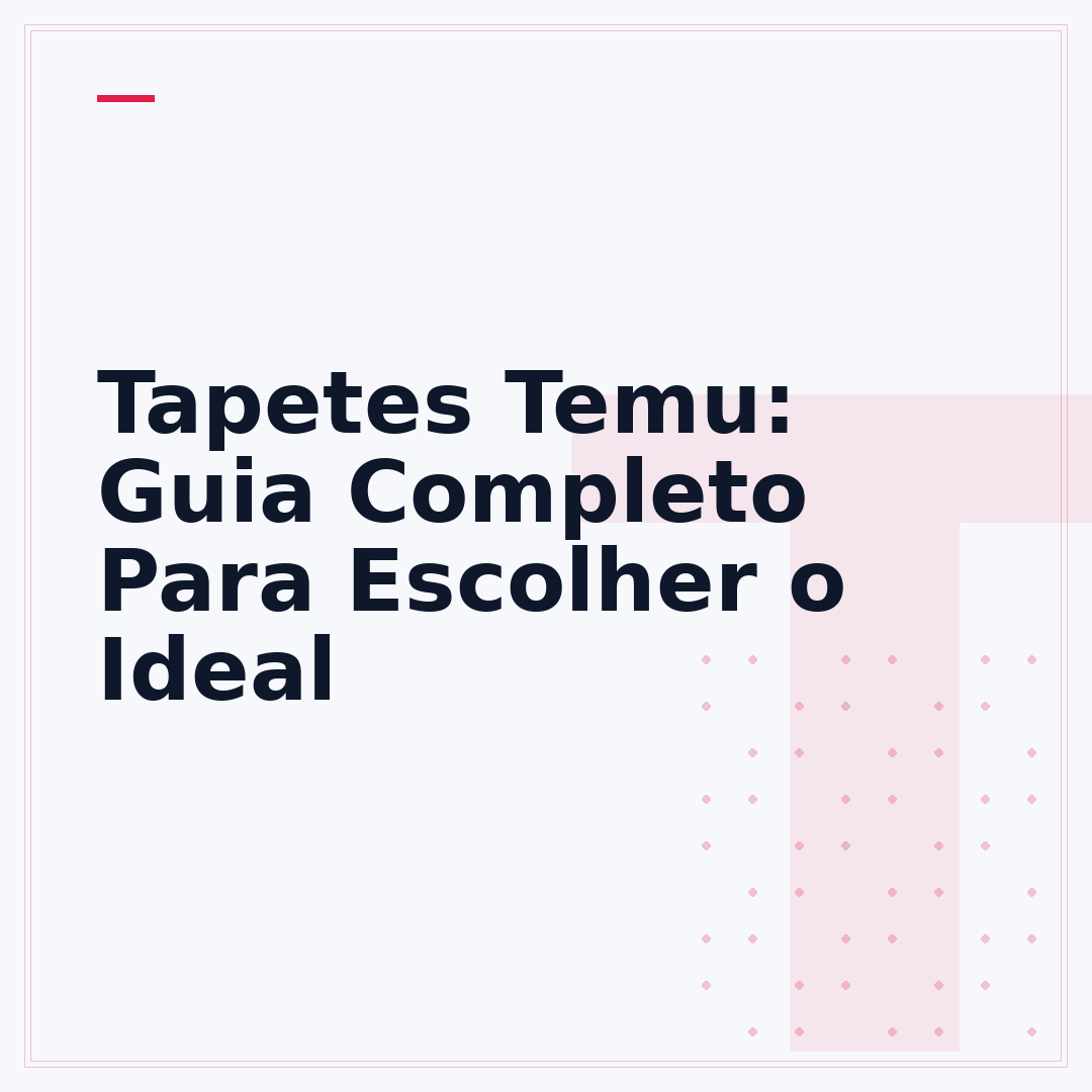 Tapetes Temu: Guia Completo Para Escolher o Ideal
