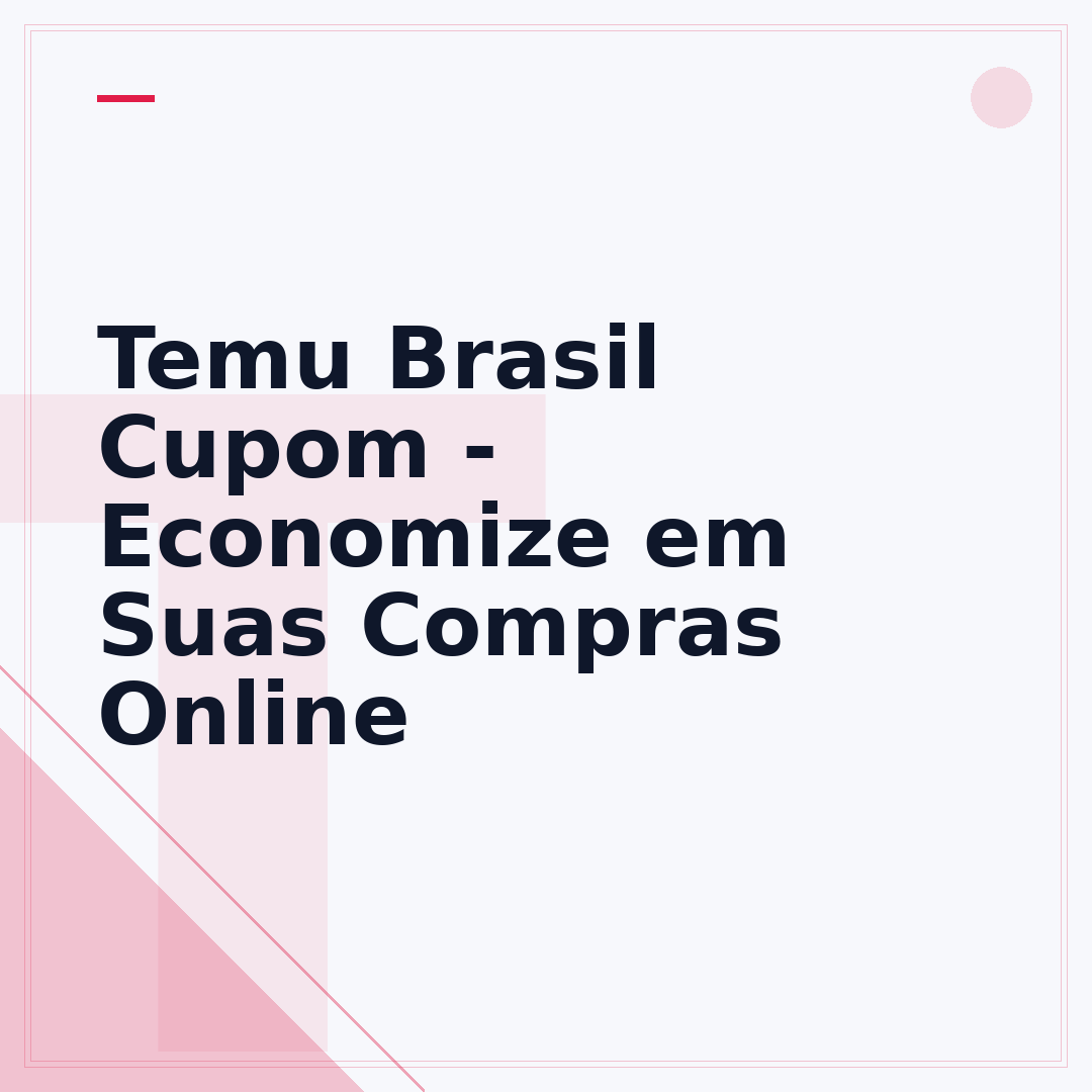Temu Brasil Cupom - Economize em Suas Compras Online