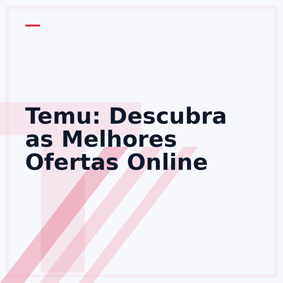 Temu: Descubra as Melhores Ofertas Online