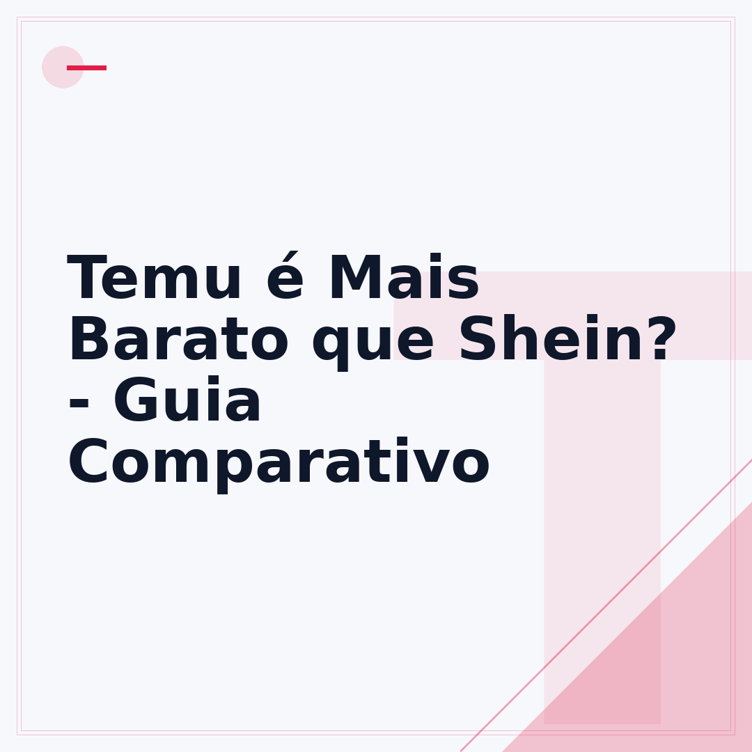 Temu é Mais Barato que Shein? - Guia Comparativo