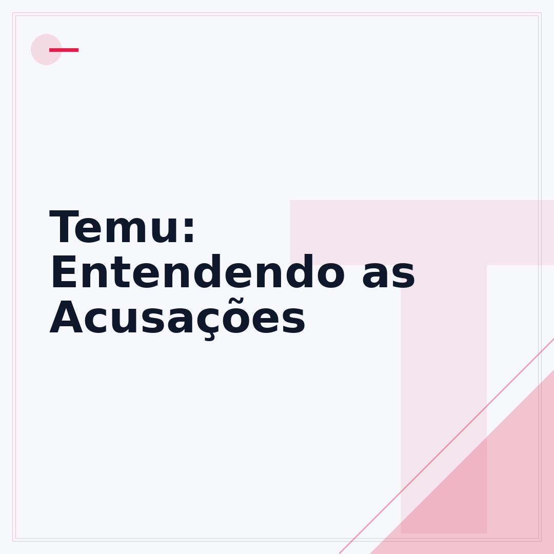 Temu: Entendendo as Acusações