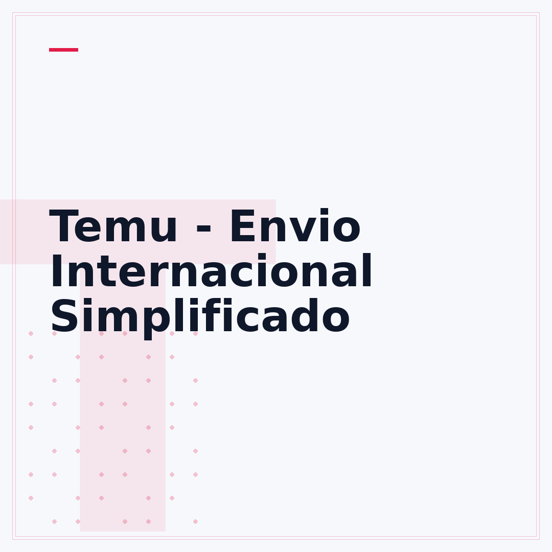 Temu - Envio Internacional Simplificado
