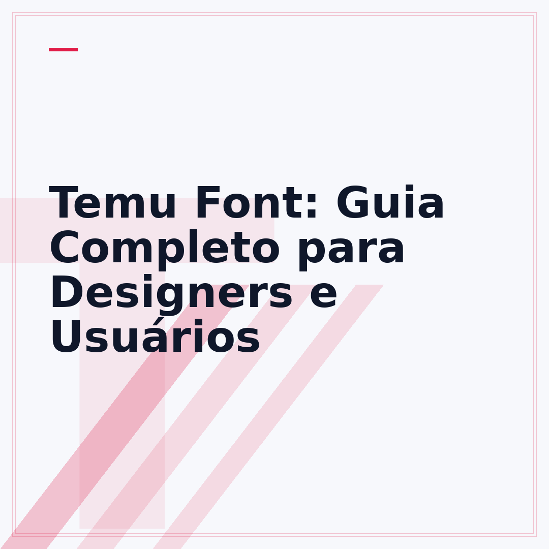 Temu Font: Guia Completo para Designers e Usuários