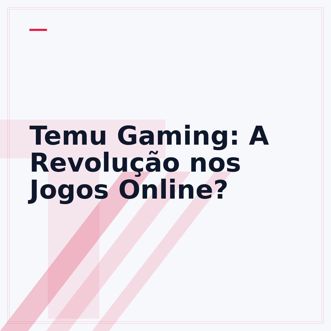 Temu Gaming: A Revolução nos Jogos Online?