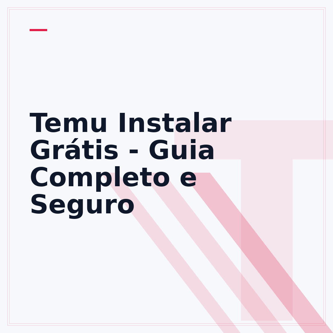 Temu Instalar Grátis - Guia Completo e Seguro