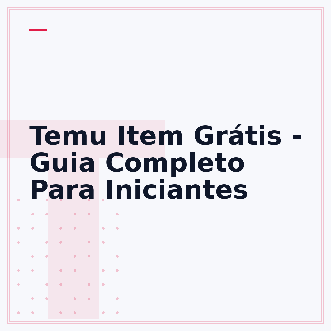 Temu Item Grátis - Guia Completo Para Iniciantes