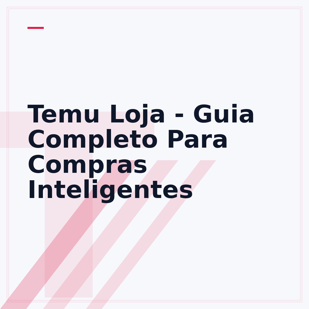 Temu Loja - Guia Completo Para Compras Inteligentes