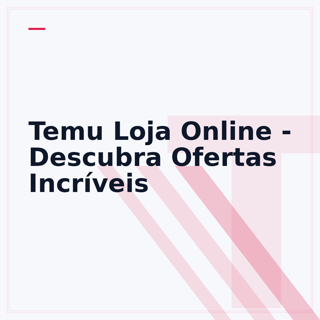 Temu Loja Online - Descubra Ofertas Incríveis