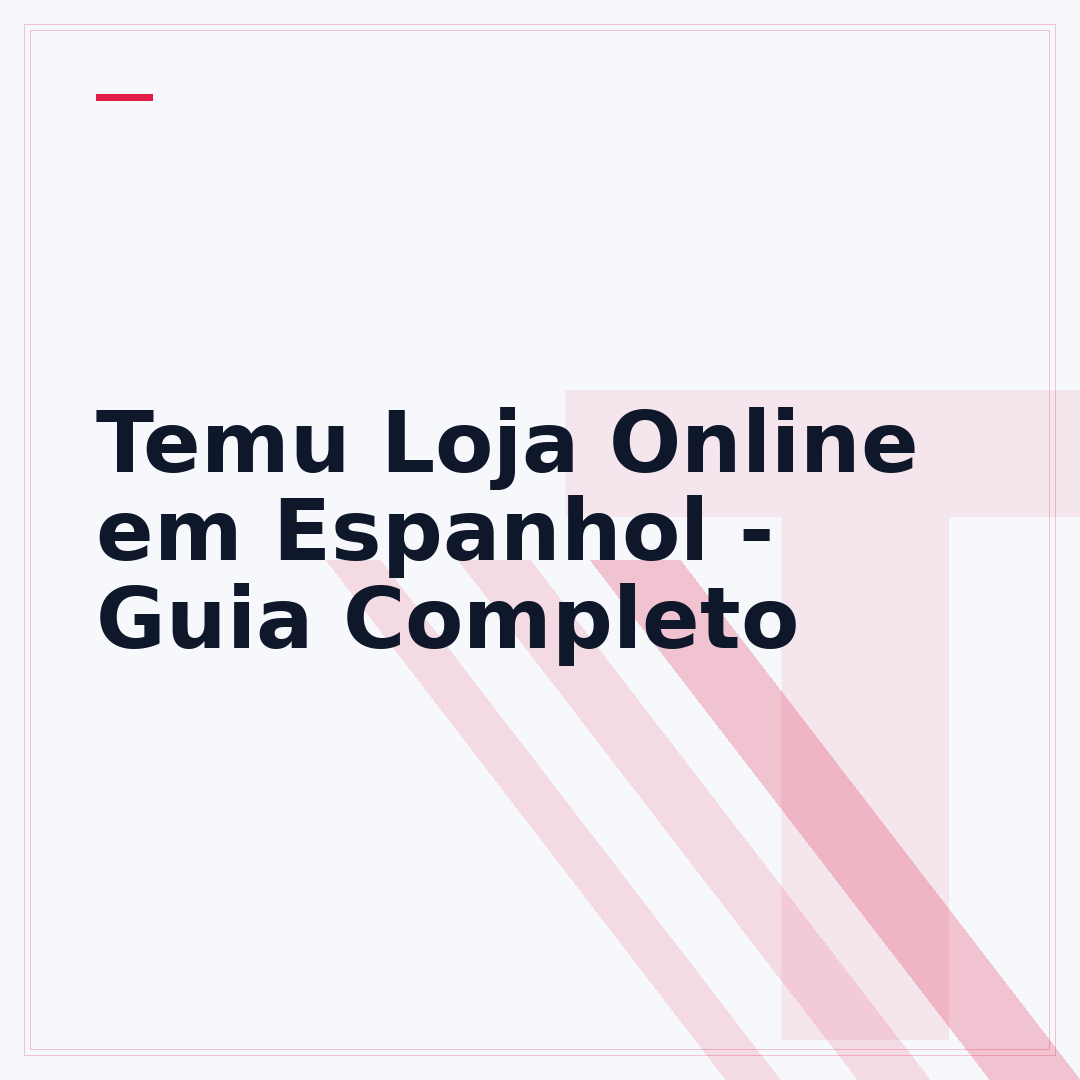 Temu Loja Online em Espanhol - Guia Completo
