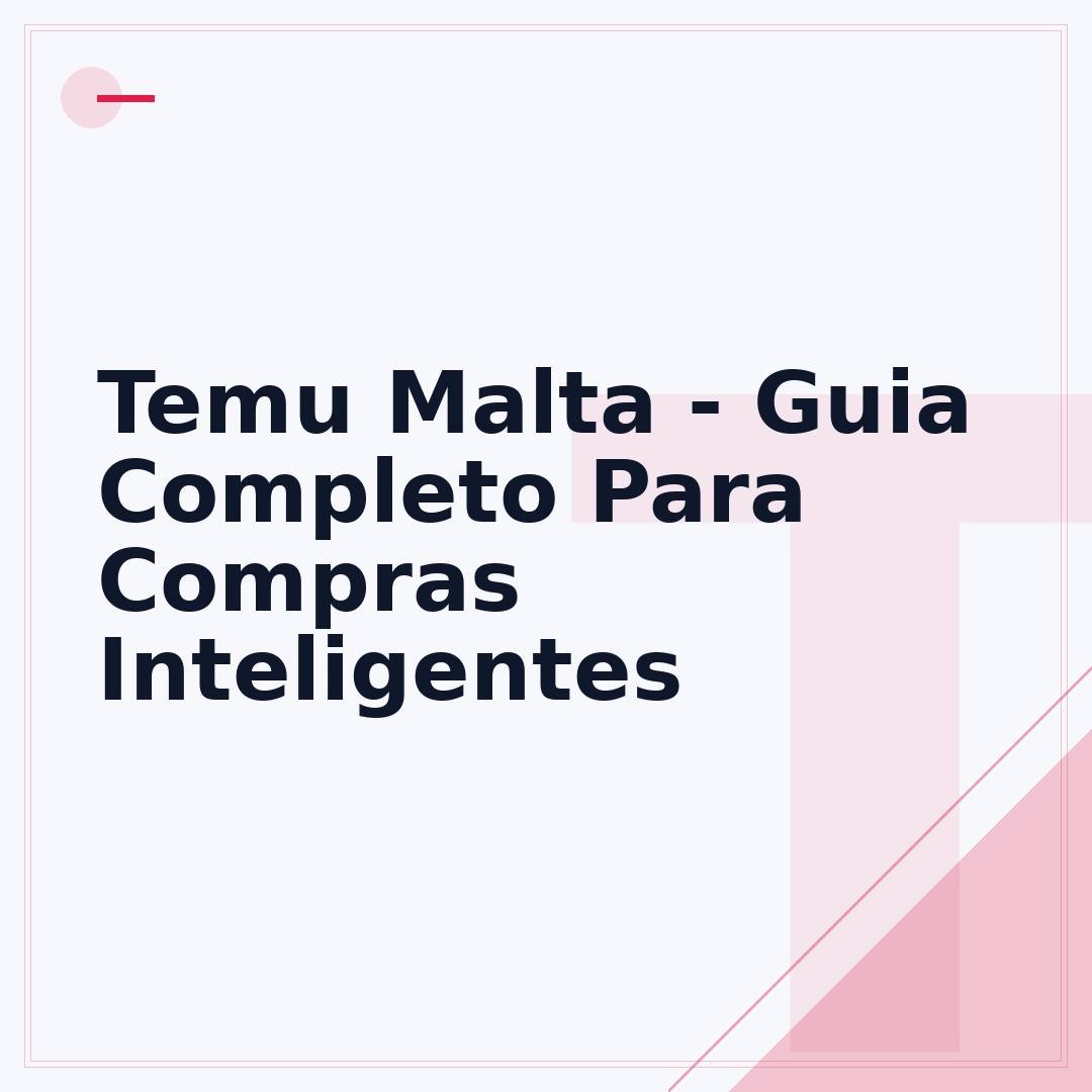 Temu Malta - Guia Completo Para Compras Inteligentes